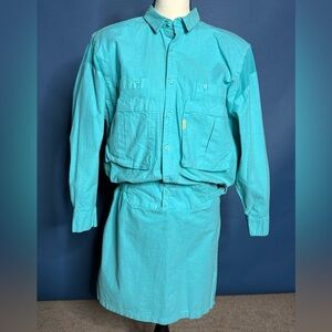 Casual "JAG" Dress in Turquoise